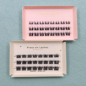 Pestañas Autoadhesivas de Larga Duración con Tecnología Pre-<span class=keywords><strong>Bond</strong></span>, Segmentadas, Hechas a Mano, Sin Necesidad de Pegamento - Product Image 2
