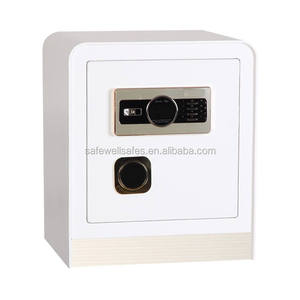 <span class=keywords><strong>Coffre</strong></span>-<span class=keywords><strong>fort</strong></span> décoratif haut de gamme Safewell, forme carrée classique, mot de passe numérique, design élégant avec accents en cuivre, résistant aux manipulations - Product Image 3