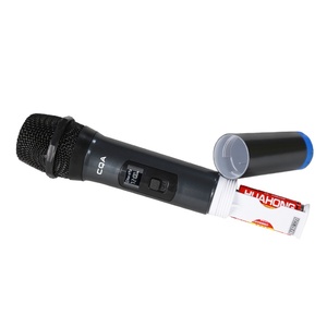 Micrófono Inalámbrico Universal de Baja Frecuencia VHF Dual, Económico, de Fábrica <span class=keywords><strong>CQA</strong></span>, para Karaoke - Product Image 6