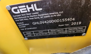 2019 Gehl V420 Skid Steer Loader Vertical Lift Heavy Duty Construction Equipment 120HP Deutz Engine Fast Shipping Ready to <b>Ship</b> - Product Image 6
