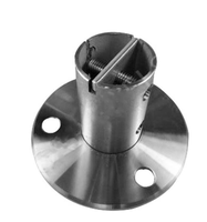 Pièces de fabrication usinées CNC pour base de main courante en acier inoxydable, fabriquées strictement selon vos plans