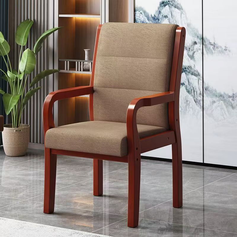 Lin en coton marron foncé