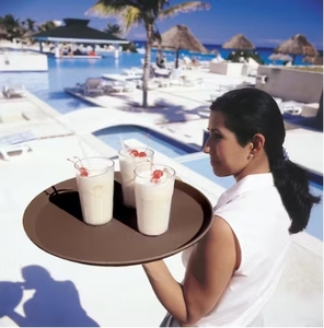 Cambro 1600tl bền sợi thủy tinh linh hoạt sử dụng hiện đại xuất hiện Thiết kế bền Vòng phục vụ khay cao cấp phục vụ khay - Product Image 6