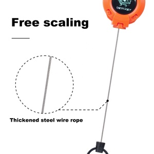 Deyi 6890 Nhiệm Vụ Nặng Nề Kính Thiên Văn Khóa Logo Tùy Chỉnh ID Huy Hiệu Reel Dây Thép Carabiner Đa Chức Năng Huy Hiệu Chủ Sở Hữu Phụ Kiện - Product Image 5