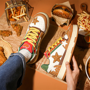 Mùa Thu Người Đàn Ông Của Hợp Thời Trang Giản Dị Giày Thể Thao Với Thấp Gót Ren-up Nền Tảng Cao Su Đế Ngoài Trời Giải Trí Đi Được Thiết Kế Nam Nhà Thiết Kế - Product Image 6