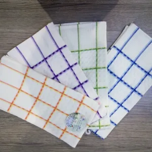 批发100% 纯棉优质毛圈茶厨房毛巾