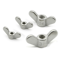Brass DIN 315 Butterfly Nuts Passivated Steel /Stainless Hex Nuts M3 Metric Certified ASTM DIN 315 Electrical Plumbing Water