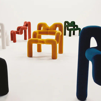 Fauteuil de détente en tissu personnalisé au design spécial araignée, pour villa, salon, hôtel, salle d'exposition, décoration, fauteuil inclinable