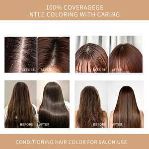 <span class=keywords><strong>Tinte</strong></span> en Crema para Cabello Castaño Claro, Larga Duración, Cobertura Total de Canas, Brillo Vibrante, Suave, Anti-Frizz, Uso Profesional en Salón, OEM ODM - Product Image 5