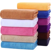 400gsm 35x75cm 40x60cm et 60x90cm 70x740 cm Serviette en microfibre non épilatoire et non décolorante Serviette de nettoyage pour cheveux