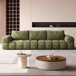 Juego de Muebles de Sala de Estar de Estilo Francés Retro Moderno, Color Crema, <span class=keywords><strong>para</strong></span> el Hogar u Hotel, con Tapicería de Tela - Product Image 5