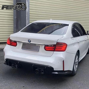 Kit carrosserie large FEITUO pour <span class=keywords><strong>BMW</strong></span> Série 3 F30, mise à niveau vers G80 M3 avec pare-chocs, calandre, jupes latérales, diffuseur arrière et phares de haute qualité - Product Image 5