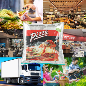 <span class=keywords><strong>Bolsa</strong></span> Térmica Impermeable para Pizza, <span class=keywords><strong>Bolsa</strong></span> Isotérmica a Prueba de Fugas, Ecológica, para Llevar Comida y Conservar Alimentos <span class=keywords><strong>Congelados</strong></span> - Product Image 5