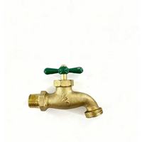 Robinet d'eau en laiton sud-américain, best-seller transfrontalier, à ouverture lente, moderne et minimaliste, pour jardin, 1/2 3/4