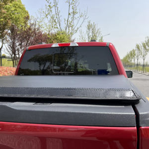 Couverture de benne pliante en vinyle souple de qualité supérieure compatible avec Chevy <span class=keywords><strong>Silverado</strong></span> GMC Sierra 2007-<span class=keywords><strong>2023</strong></span> Installation rapide - Product Image 4