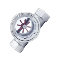 Wensen 304ss Acier inoxydable, Visor à impulsion excentrique à filetage femelle ZG, technique de fonderie lisse, pour eau