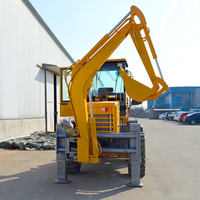 Chargeuse-pelleteuse hydraulique 4x4 de haute qualité, chargeuse-pelleteuse chinoise, chargeuse-pelleteuse sur roues pour travaux de construction