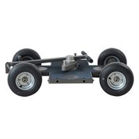 Base de dolly NSH, rail de dolly, glissière de dolly, rails de dolly quadruples avec roues pneumatiques, portables, flexibles, universels pour caméras