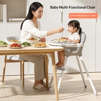 Chaise haute réglable pour bébé, siège de repas multifonctionnel pour enfants, chaise portable pour enfant en croissance