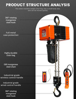 Mini palan électrique à chaîne Toyo-Intl Mnte Type 220V 0.3t-0.5t