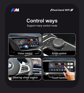 IHeylinkit 2024 yeni Carplay android kutusu BW550ultra 8-core BMW ID8/ID8.5/ID9 sistemi youtube oyna