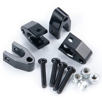 Tour de suspension surélevée en alliage d'aluminium, lot de 4 pièces, pour micro-crawler RC 1/18, pièces de mise à niveau