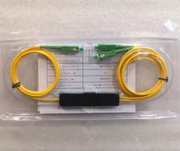ABS Box FTTH 1x8 1x16 1x32 Passive Fiber Optical PLC Splitter with SC APC Connector
