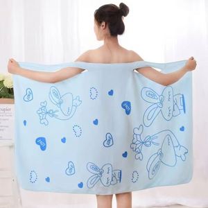 Serviette de Bain Multifonctionnelle Longren en Microfibre Résistante à l'Usure, Séchage Rapide, pour la Plage, Rectangulaire, Imprimé Floral, Douce et Épaissie - Product Image 1