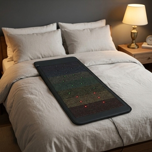 Alignment Balancing EMF Protection Chakra Gemstone Mat Heating Mattress - Product Image 1