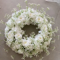 Groothandel Real Touch Kunstbloemen Bruidsdecoratie Bloemstuk Kunstplant Kunstmatige Rozen