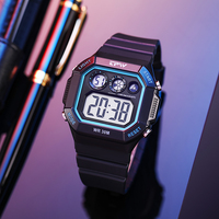 Jam Tangan Digital Sport untuk Anak-Anak, Jam Tangan Modis Relogio Feminino dengan Fitur Alarm dan Stopwatch yang Dapat Disesuaikan