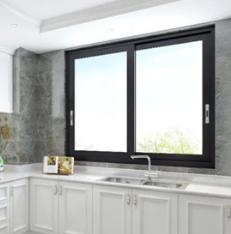Fenêtre coulissante en PVC à double vitrage avec rupture de pont thermique en aluminium conforme à la norme australienne As/nzs Upvc <span class=keywords><strong>Veka</strong></span> - Product Image 6