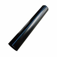 Conduit de câblage flexible haute pression en PEHD durable avec joint en caoutchouc pour raccords et prises