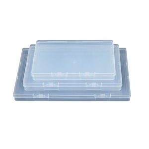 Transparent Square Plastic Storage Box With Lid PP Material Eco Friendly Jewelry Fishing Gear Soap Flower Packaging Container - Product Image 4