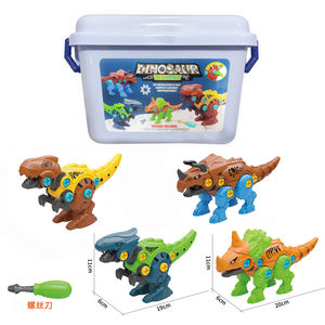 Jouets pour enfants dinosaures 3d bricolage démonter les dinosaures jouets d'assemblage avec tournevis - Product Image 3