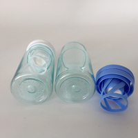 Bouteille effervescente à bouchon à printemps, flacon de 50ml, sans BPA, de qualité alimentaire, bouteille pour tablette effervescente, pour animaux domestiques