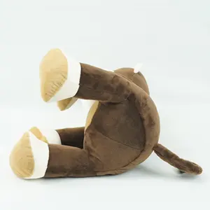 Juguete de mono de peluche de Amazon, diseño personalizado, super suave, animales salvajes rellenos, 2020