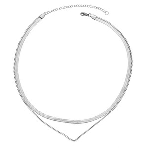 Cadena de Acero Inoxidable Chapada en Oro de 18K, Cadena Cubana Gruesa, Cadena de Serpiente - Product Image 3