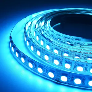 RGBW Lampu LED Strip 4in1 SMD5050 Lampu LED VDC24 96led/M RGBWhite Strip LED Google Alexa Wifi Remote Control Dekorasi Liburan