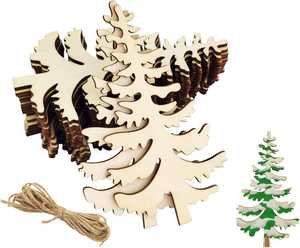 Decoración para el Hogar, Recortes de Madera de Pino, Decoración de Madera de Pino, Adorno Ecológico para Colgar en la Pared, Proveedor Mayorista - Product Image 4