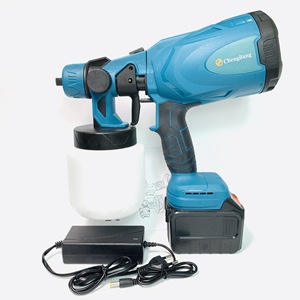 550W Portable <b>Power</b> <b>Tools</b> Lithium Battery Cordless Spray Gun Woodworking Airless Paint Sprayer Split Spraying Machine PG4185 Lit - Product Image 1