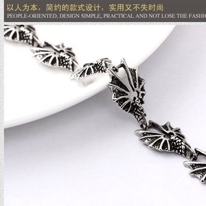 yunnique Dragon Wing Claw <b>Bracelet</b> Tibetan Silver Geometric Design Punk Style Jewelry - Product Image 3