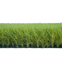 Rumput Sintetis Premium Bentuk C untuk Halaman Belakang, Area Bermain Anjing, Lanskap, Tinggi Bulu 40mm, Ramah Hewan Peliharaan, Bebas Timbal, Tahan UV, Tahan Api