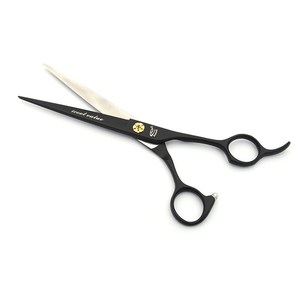 6.8 inch titanium pet grooming scissors stainless steel with safety round tip - Product Image 1