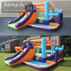Maison gonflable Airmyfun en PVC avec toboggan Maison gonflable avec souffleur <span class=keywords><strong>Grand</strong></span> château gonflable pour enfants - Product Image 6
