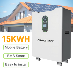 51.2V 48V Lithium Solar Battery15kwh Lithium Ion <b>Batteries</b> 15KWH <b>Battery</b> Power Station Solar Portable - Product Image 1