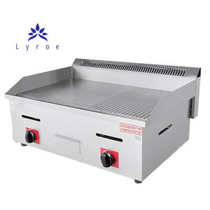 Lyroe газовая плоская сковородка-антипригарная плоская большая решетка для столешницы Плоская верхняя решетка для барбекю решетка - Product Image 2