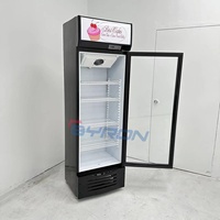 Présentoir en carton à température unique pour boissons et vins avec contrôle mécanique de la température et refroidissement par air et ventilateur