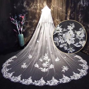 طرحة الزفاف الجديدة تشاو شيان سين، إكسسوار تصوير رائج، طرحة زفاف طويلة الذيل للعروس، متعددة الاستخدامات - Product Image 2