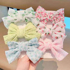 3 pz/set accessori per capelli da principessa per bambini alla moda con fiocco in tessuto Set di fermaglio per capelli con fiocco grande colorato per ragazza - Product Image 4